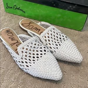 Sam Edelman Navya Leather Mules - Size 8